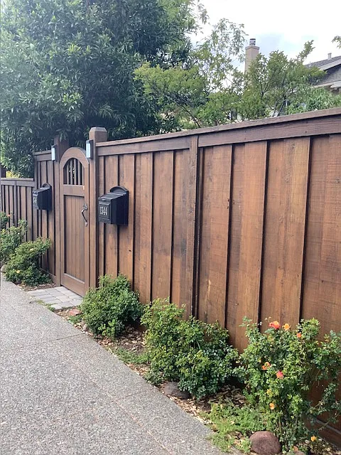 front fence - 1346 Sir Francis Drake Blvd