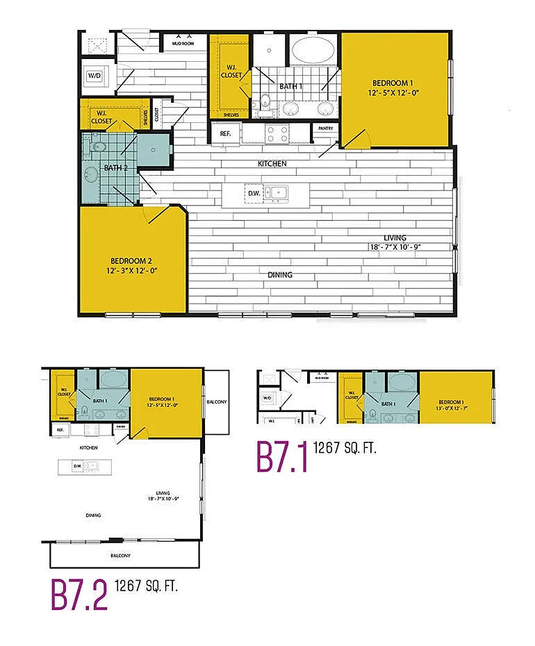 Floor plan B7