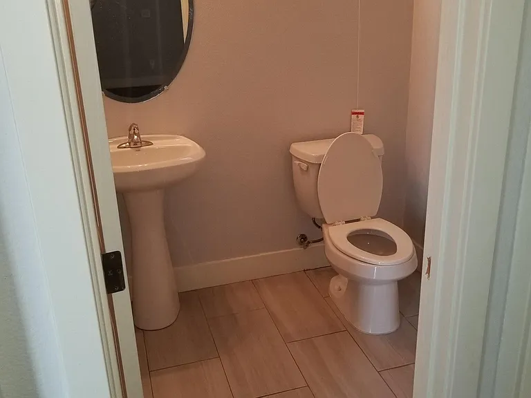 1st floor half restroom