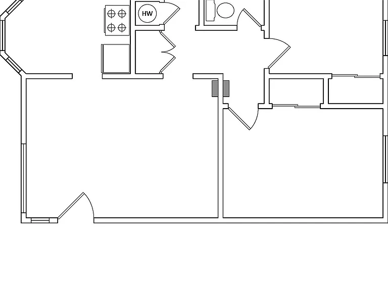 2x1 740 sq ft - F 2x1 740 sq ft - F