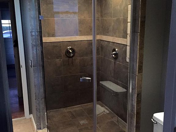 First floor shower