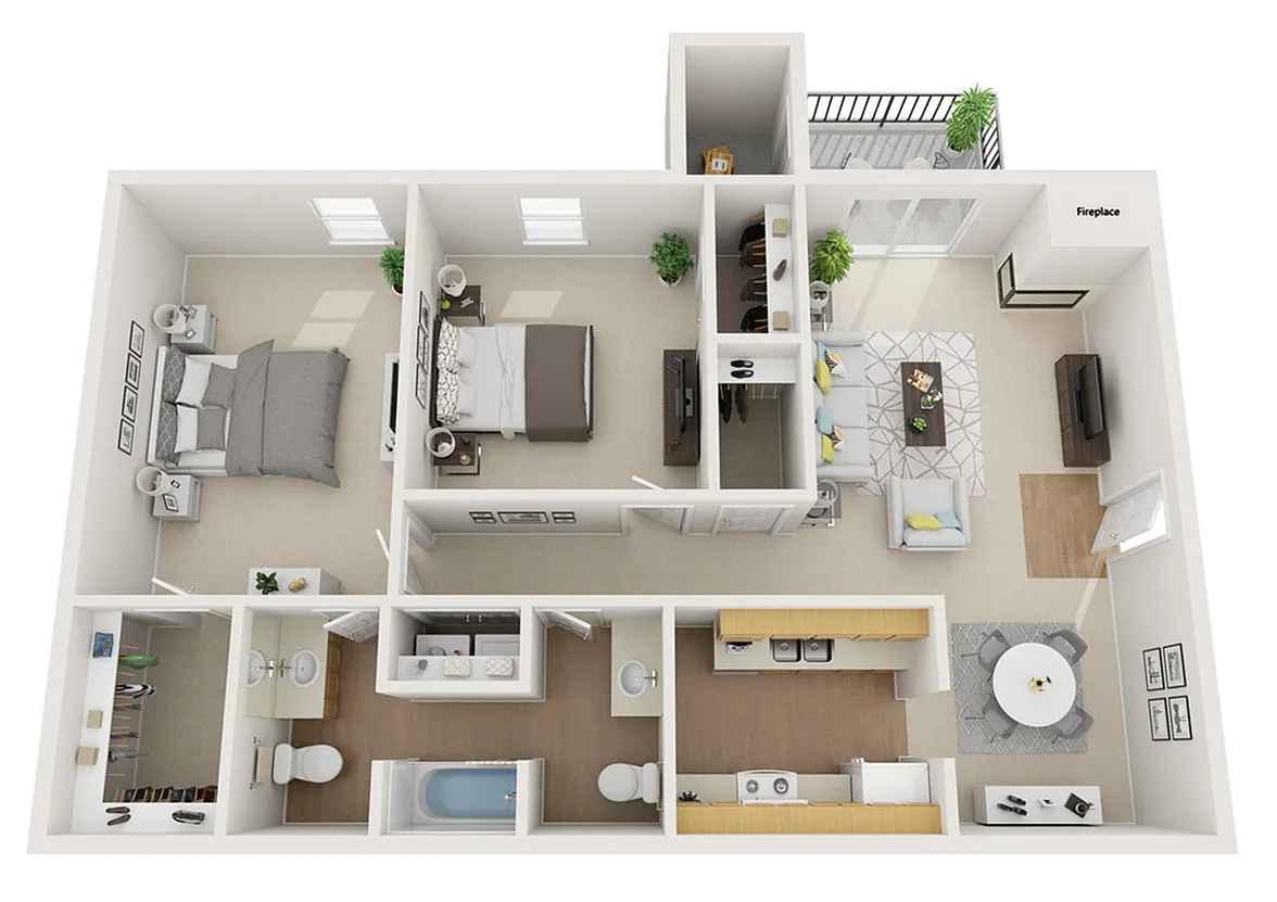 Floor plan The Ouachita
