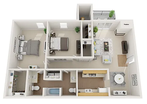 Floor plan The Ouachita