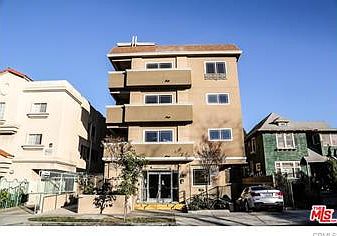Front of building from Elden Avenue, facing East