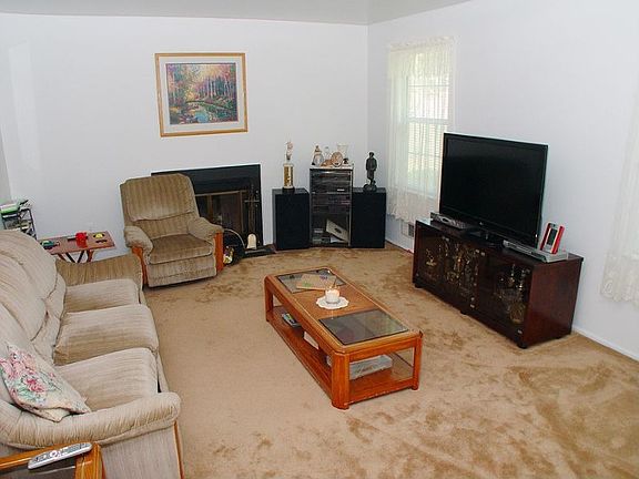 Family room just off the kitchen