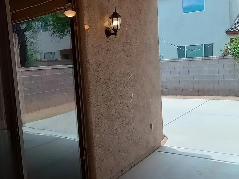 Slider off Primary to back patio