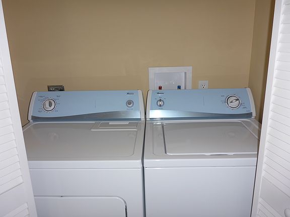 New washer and dryer