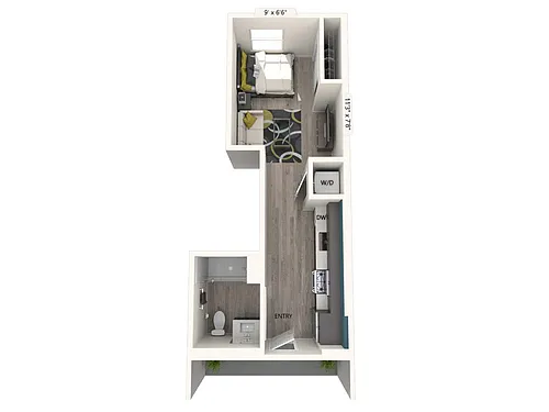 Floor plan S2-FinishII-417sf
