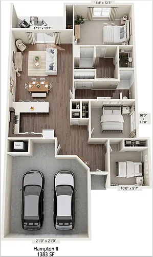 Floor plan Hampton 2