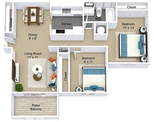Floor plan Ruby