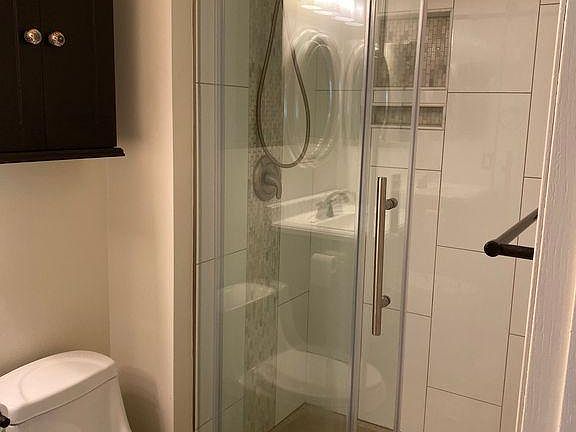 Master bathroom walk-in shower