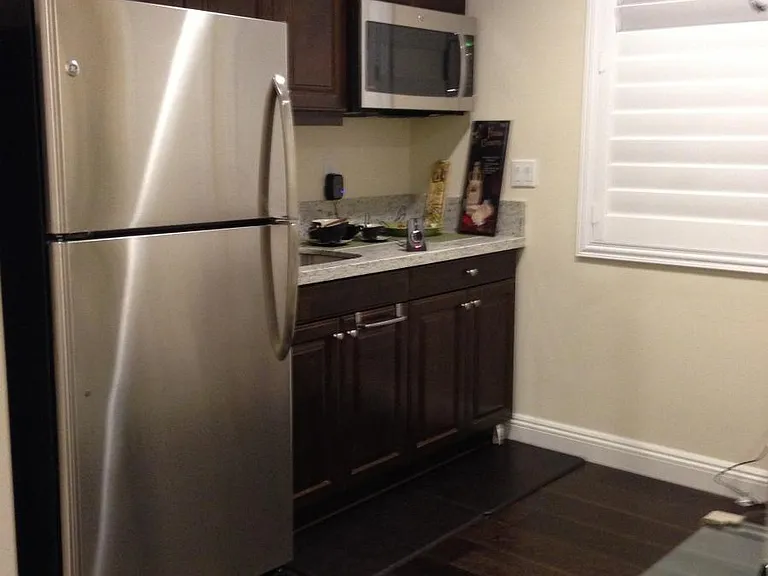 Brand new stainless steel appliances