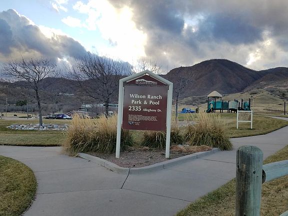 Nearby park and public swimming pool