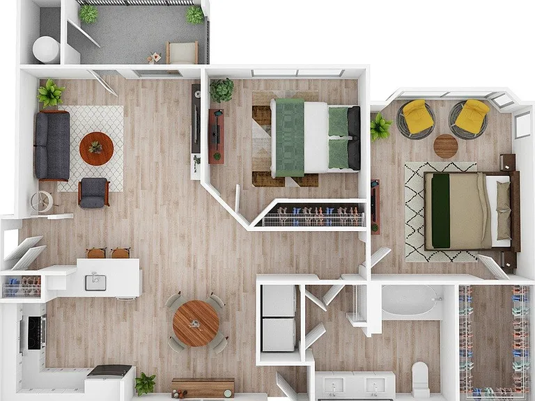 2 Bedroom | 1 Bath | 939 SF 2 Bedroom | 1 Bath | 939 SF