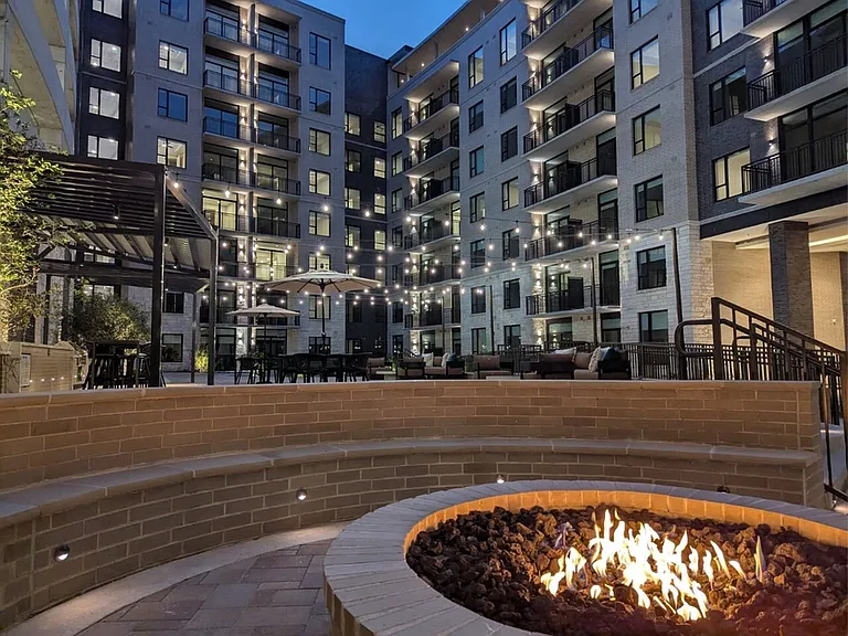 Fire Pit in Courtyard