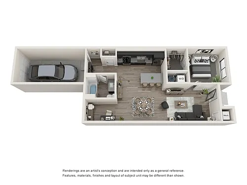 Floor plan 1+ Walk