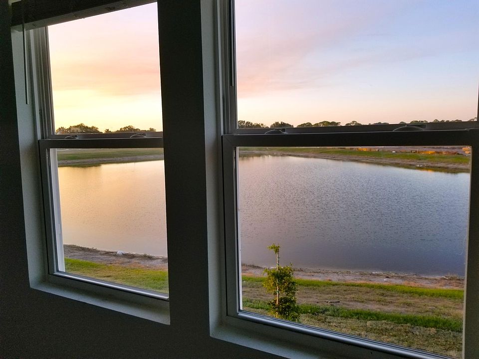 lake view from the master bedroom