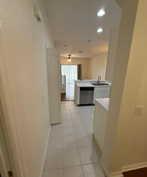 View into Kitchen from front Dining area