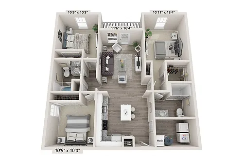 Floor plan C1