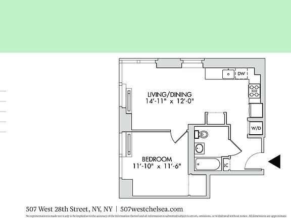 2nd image of 507 W 28th St APT 17C