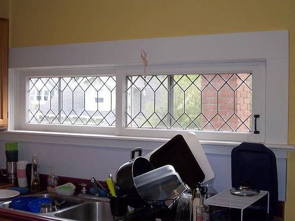 Leaded glass window