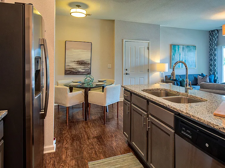 Upscale Granite Countertops with undermount kitchen sinks
