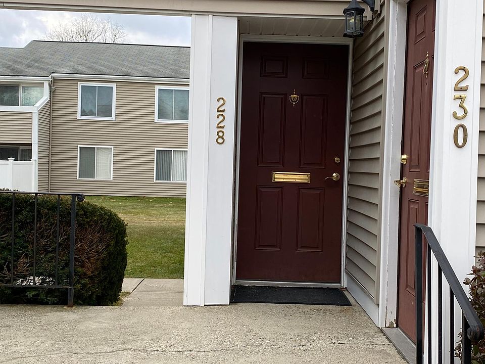 Entry way to unit. Corner unit