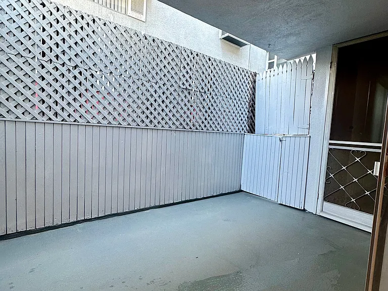 Private patio