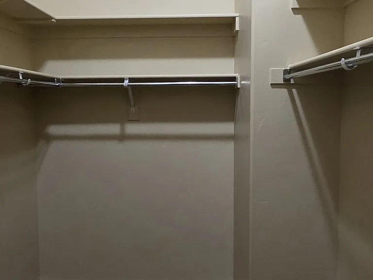 Primary walk-in closet