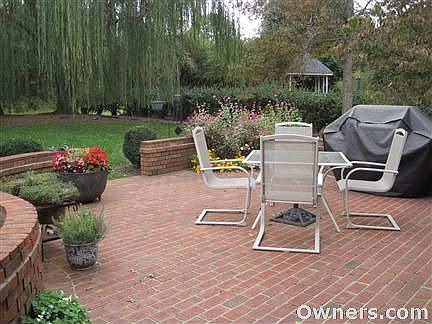 Brick patio