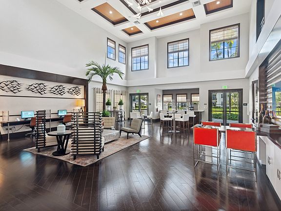 Dual-tier clubhouse with party room