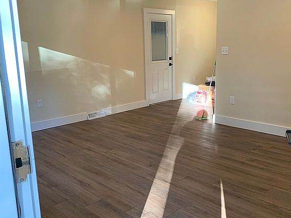 Front door to living room