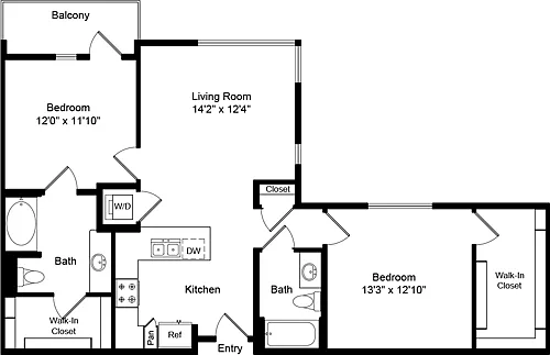 Floor plan B51