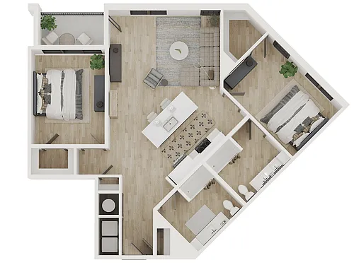 Floor plan B3