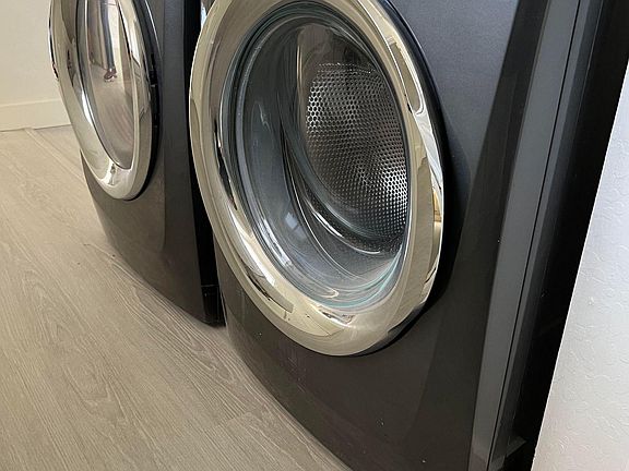 New washer and dryer