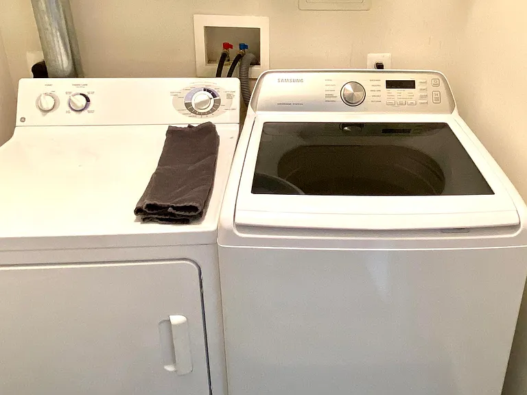 washer and dryer