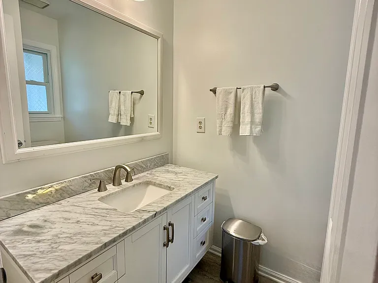 First floor half bath