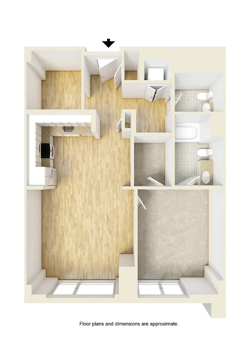 Floor plan 1D 2-14