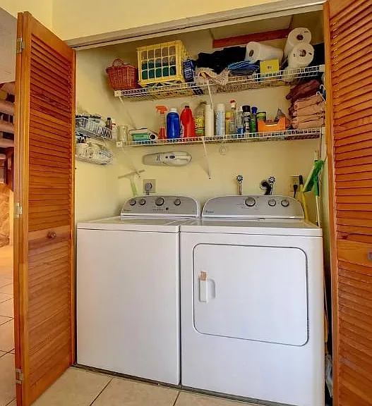 Laundry closet