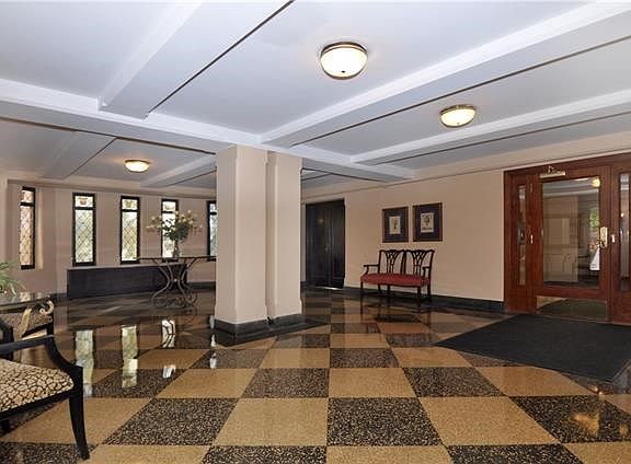 Elegant Lobby in this pre-war building.
