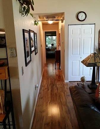 Hallway to Bedroom #1 and #2 and bath
