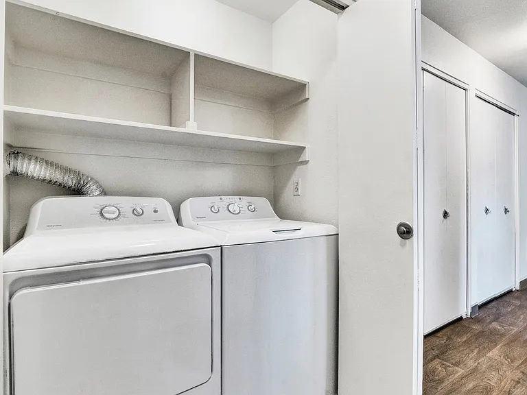 in unit laundry room Aloha Oregon Quatama Village Apartments