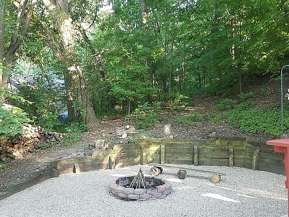 Fire Pit & Woods