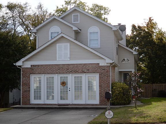 Pretty windows across front