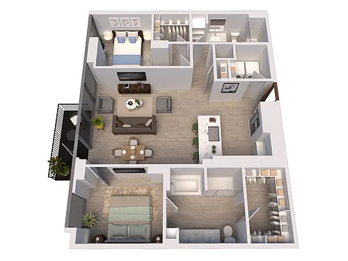 Floor plan B21C