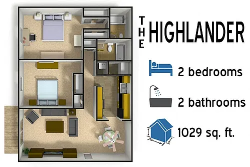 Floor plan The Highlander