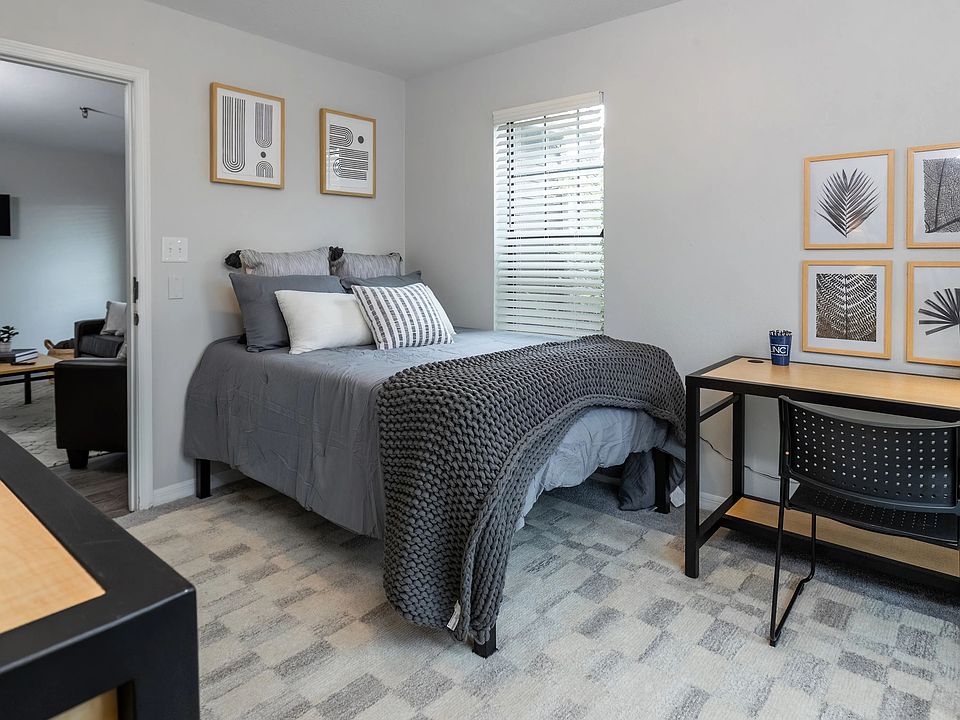 Bedrooms come fully furnished for your convenience and comfort.