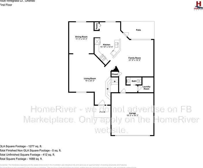 4 bed, 3.0 bath, 2618 sqft, $2,900 — Photo 3