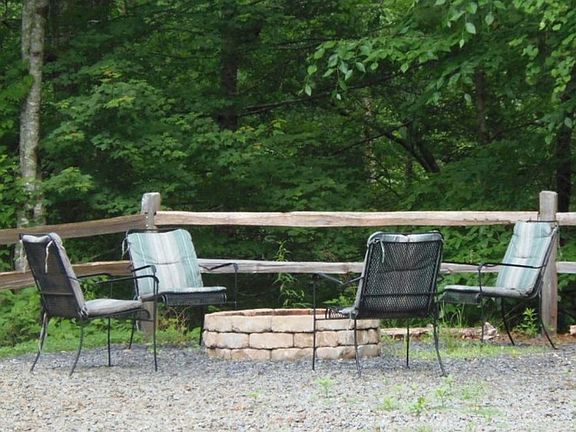 On those cool evenings sit around the fire-pit