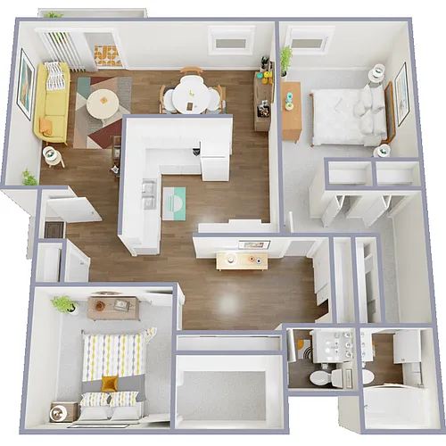 Floor plan 2X2